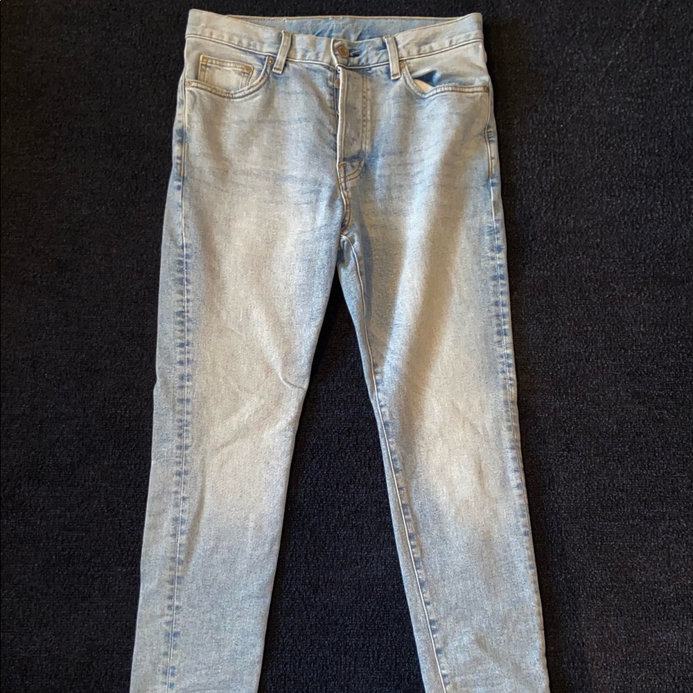 Washed Denim Jeans